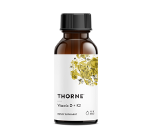 Витамин Д/К2, Vitamin D/K2, Thorne, 30 мл
