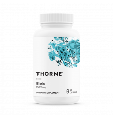 Биотин-8, Biotin-8, Thorne, 60 капсул