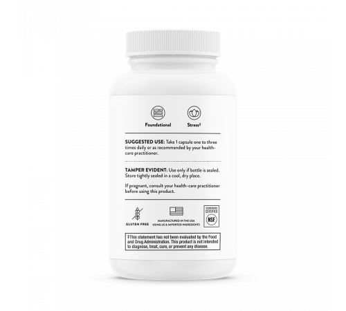 Комплекс витаминов B, Stress B-Complex, Thorne, 60 капсул