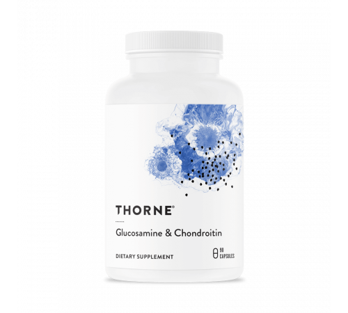 Глюкозамин Хондроитин, Glucosamine & Chondroitin, Thorne, 90 капсул