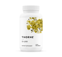 Витамин Д3, Vitamin D, Thorne, 90 капсул