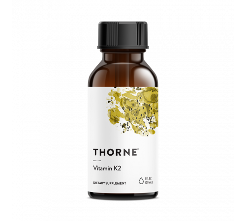 Витамин K2, Vitamin K2, Thorne, 30 мл