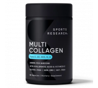 Мульти Коллагеновый комплекс, Multi Collagen Capsules, Sports Research, 90 капсул