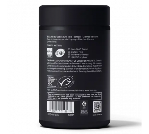 Масло антарктического криля SUPERBA с астаксантином, Antarctic krill oil SUPERBA, Sports Research, 120 капсул