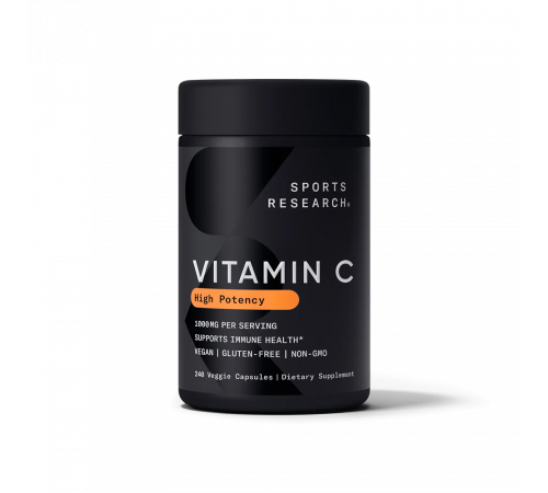 Витамин С, Vitamin C, Sports Research, 240 капсул