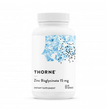 Бисглицинат цинка, Zinc Bisglycinate, Thorne, 60 капсул