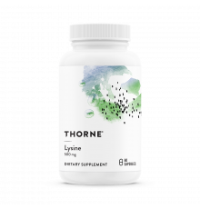 L-лизин, Lysine, Thorne, 60 капсул