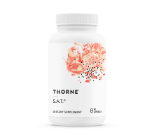 Силимарин, Артишок, Куркума, S.A.T. комплекс, Thorne, 60 капсул