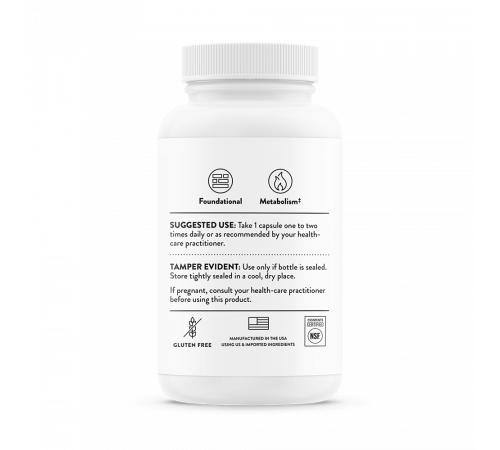 Пиколинат хрома, Chromium Picolinate, Thorne, 60 капсул