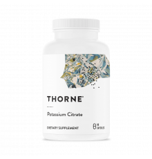 Цитрат калия, Potassium Citrate, Thorne, 90 капсул