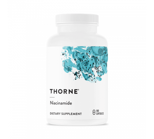Витамин PP (B3) Ниацинамид, Niacinamide, Thorne, 180 капсул
