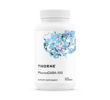 Гамма-аминомасляная кислота (ГАМК), PharmaGABA-100, Thorne, 60 капсул