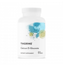 D-глюкарат кальция, Calcium D-Glucarate, Thorne, 90 капсул