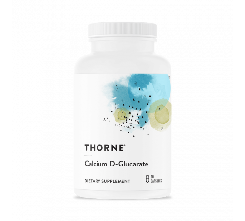 D-глюкарат кальция, Calcium D-Glucarate, Thorne, 90 капсул