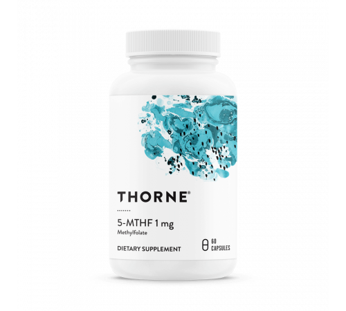 Метилфолат, 5-MTHF, Thorne, 60 капсул