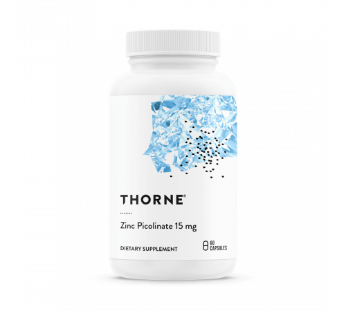 Пиколинат Цинка, Zinc Picolinate, Thorne, 60 капсул
