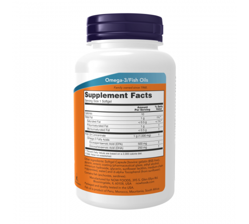 Ультра Омега-3, Ultra Omega-3, Now Foods, 90 капсул