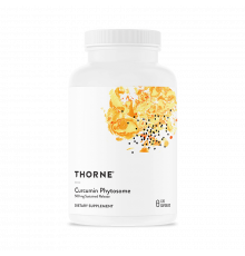 Комплекс с куркумином, Curcumin Phytosome Meriva, Thorne, 120 капсул
