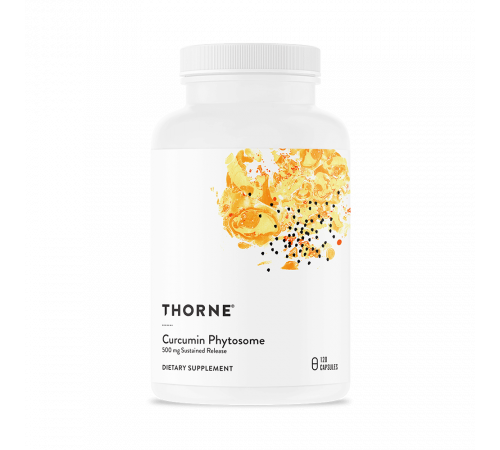 Комплекс с куркумином, Curcumin Phytosome Meriva, Thorne, 120 капсул
