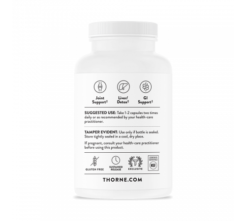 Комплекс с куркумином, Curcumin Phytosome Meriva, Thorne, 120 капсул