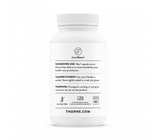 Комплекс для очищения печени, Liver Cleanse, Thorne, 60 капсул