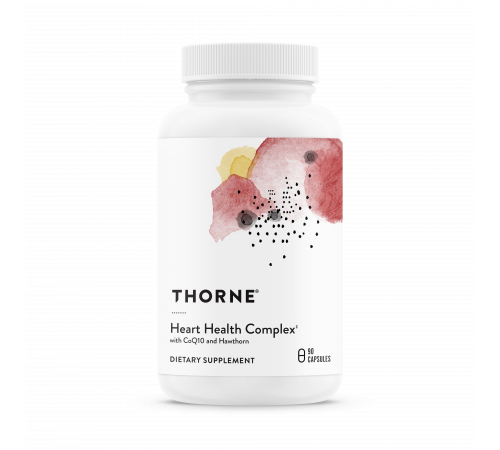 Комплекс для поддержки сердца с коэнзимом Q10, Heart Health Complex, Thorne, 90 капсул