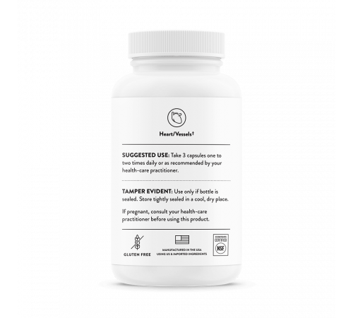Комплекс для поддержки сердца с коэнзимом Q10, Heart Health Complex, Thorne, 90 капсул