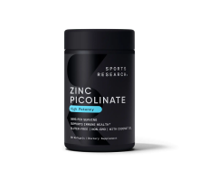 Пиколинат цинка, Zinc Picolinate, Sports Research, 60 капсул