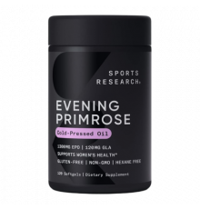 Масло примулы вечерней, Evening Primrose Oil, Sports Research, 120 капсул