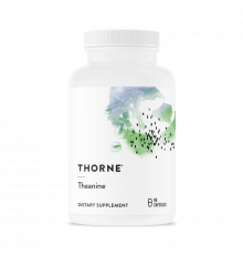 Теанин, Theanine, Thorne, 90 капсул