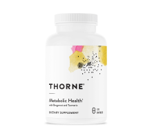 Метаболическое здоровье с бергамотом и куркумой, Metabolic Health, Thorne, 120 капсул