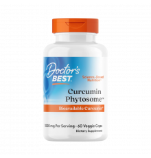 Куркумин с Meriva, Curcumin Phytosome with Meriva, Doctor's Best, 60 вегетарианских капсул