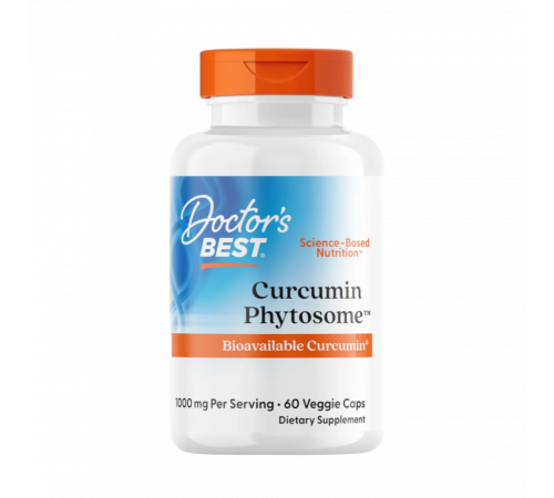 Куркумин с Meriva, Curcumin Phytosome with Meriva, Doctor's Best, 60 вегетарианских капсул