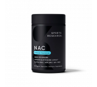 N-Ацетилцистеин, NAC N-Acetyl-L-Cysteine, Sports Research, 90 вегетарианских капсул