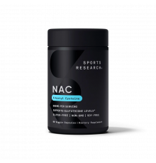 N-Ацетилцистеин, NAC N-Acetyl-L-Cysteine, Sports Research, 90 вегетарианских капсул