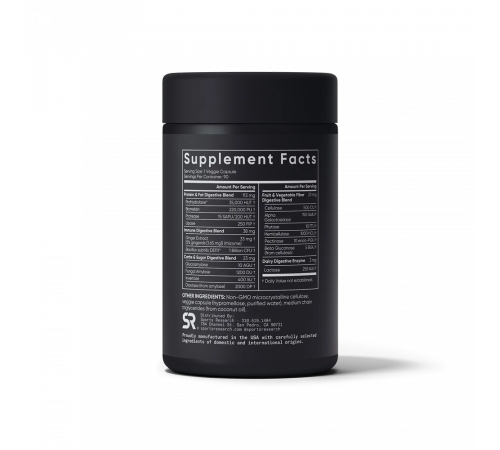 Пищеварительные ферменты, Digestive Enzymes, Sports Research, 90 вегетарианских капсул