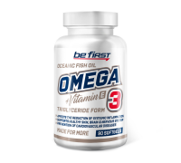 Омега-3 с витамином Е, Omega-3 + Vitamin Е, Be First, 90 желатиновых капсул