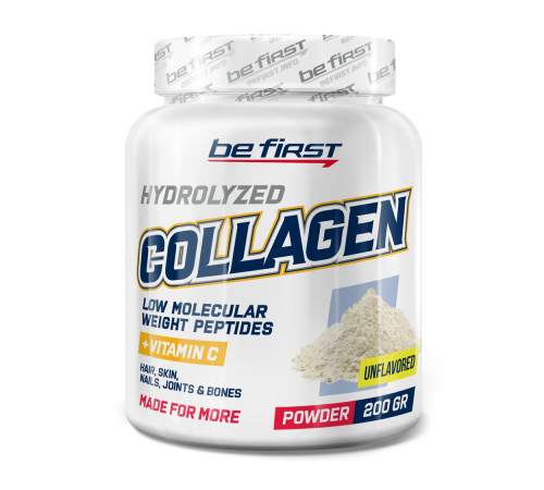 Коллаген с витамином С, Collagen + Vitamin C, Be First, 200 г