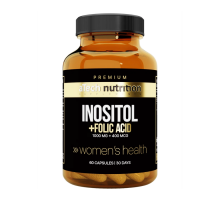 Инозитол с фолиевой кислотой, Inositol + Folic Acid, aTech Nutrition Premium, 60 капсул
