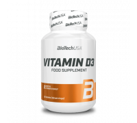 Витамин Д3, Vitamin D3, BioTechUSA, 120 таблеток