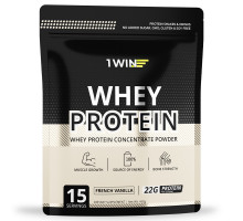 Протеин "Францезская ваниль", Whey Protein French Vanilla, 1Win, 450 г