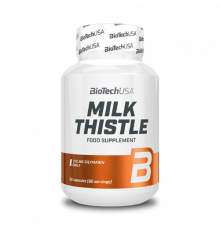 Расторопша, Milk Thistle, BioTechUSA, 60 капсул
