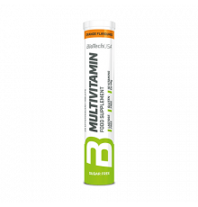 Мультивитаминный комплекс, Multivitamin Effervescent, BioTechUSA, 20 шипучих таблеток