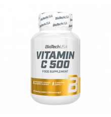 Витамин C, Vitamin C, BioTechUSA, 120 жевательных таблеток