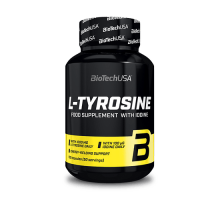 L-Тирозин, L-Tyrosine, BioTechUSA, 100 капсул