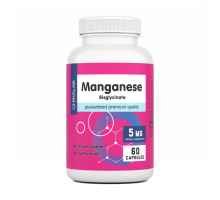 Бисглицинат марганца, Manganese Bisglycinate, Chikalab, 60 капсул