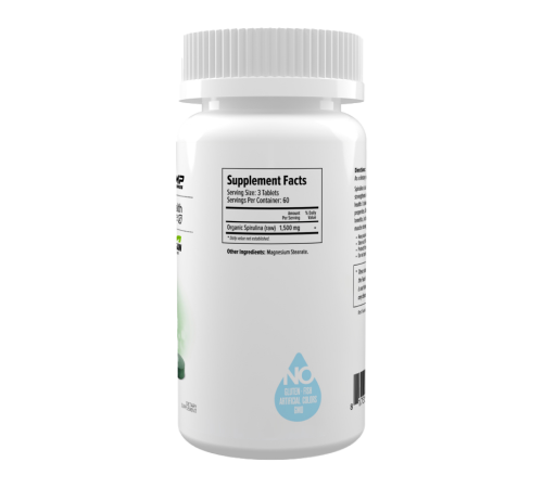 Спирулина, Spirulina Organic, Maxler, 180 таблеток