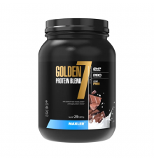 Протеин Шоколад, Golden 7 Protein Blend 2 lb Chocolate, Maxler, 907 г