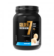 Протеин Ваниль, Golden 7 Protein Blend 2 lb Vanilla Ice Cream, Maxler, 907 г