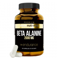 Бета-аланин, Beta-Alanine, aTech Nutrition Premium, 60 желатиновых капсул
